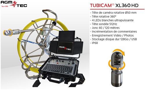 Camera Inspection - AGM TEC : Fabricant de caméras de canalisations  professionnelles